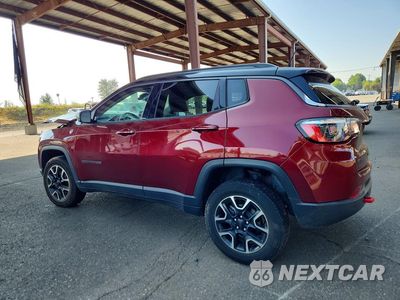 Drugie zdjęcie samochodu z przodu: 2021 JEEP COMPASS TRAILHAWK VIN:3C4NJDDB3MT565261 - miniatura