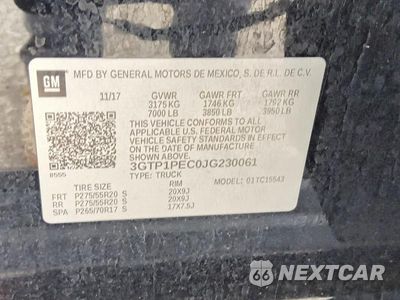 Zdjęcie 12 z 12 samochodu: 2018 GMC SIERRA C1500 DENALI VIN:3GTP1PEC0JG230061 - miniatura