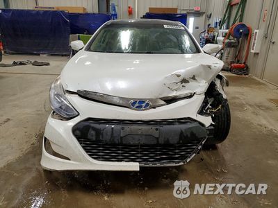 Piąte zdjęcie samochodu w środku: 2014 HYUNDAI SONATA HYBRID VIN:KMHEC4A49EA102514 - miniatura