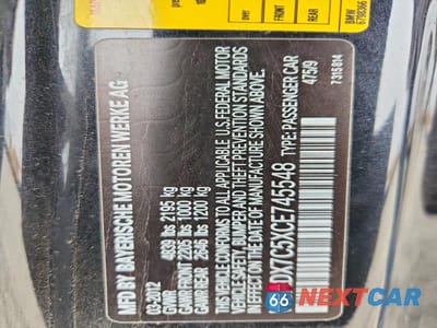 Zdjęcie 12 z 12 samochodu: 2012 BMW 335 I VIN:WBADX7C5XCE745548 - miniatura