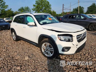 Czwarte zdjęcie samochodu z boku: 2020 MERCEDES-BENZ GLB 250 4MATIC VIN:WDC4M4HB5LW007976 - miniatura