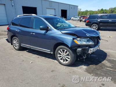 Czwarte zdjęcie samochodu z boku: 2016 NISSAN PATHFINDER SL VIN:5N1AR2MM9GC613466 - miniatura