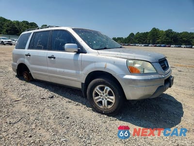 Czwarte zdjęcie samochodu z boku: 2005 HONDA PILOT EX VIN:2HKYF18435H003760 - miniatura