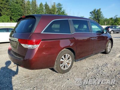 Trzecie zdjęcie samochodu z tyłu: 2014 HONDA ODYSSEY EXL VIN:5FNRL5H63EB099443 - miniatura