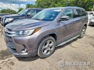 2019 TOYOTA HIGHLANDER LIMITED PLATINUM 5TDYZRFH2KS289912 - główne zdjęcie licytacji z USA - miniatura