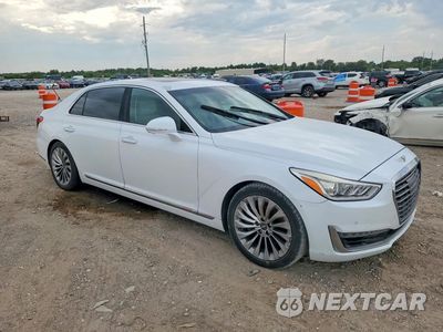 Czwarte zdjęcie samochodu z boku: 2017 GENESIS G90 PREMIUM VIN:KMHG34JA6HU026302 - miniatura