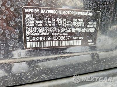 Zdjęcie 13 z 13 samochodu: 2018 BMW X5 XDRIVE35I VIN:5UXKR0C59J0X88637 - miniatura