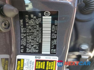 Zdjęcie 12 z 12 samochodu: 2023 LEXUS ES 350 BASE VIN:58ADZ1B19PU141742 - miniatura