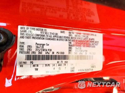 Zdjęcie 13 z 13 samochodu: 2016 FORD FOCUS SE VIN:1FADP3FE4GL387927 - miniatura