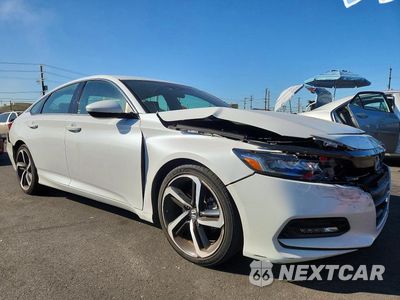 Czwarte zdjęcie samochodu z boku: 2020 HONDA ACCORD SPORT VIN:1HGCV1F38LA141663 - miniatura