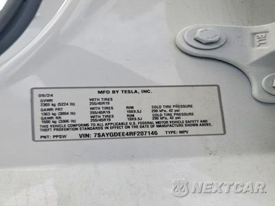 Zdjęcie 13 z 13 samochodu: 2024 TESLA MDL Y VIN:7SAYGDEE4RF207146 - miniatura