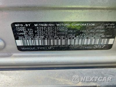 Zdjęcie 13 z 13 samochodu: 2019 MITSUBISHI OUTLANDER SPORT ES VIN:JA4AP3AU3KU017075 - miniatura