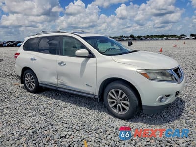 Czwarte zdjęcie samochodu z boku: 2014 NISSAN PATHFINDER HYBRID SL VIN:5N1CR2MN7EC661045 - miniatura