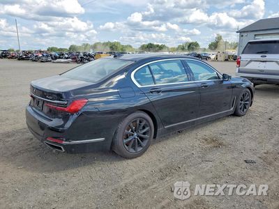 Trzecie zdjęcie samochodu z tyłu: 2020 BMW 740 XI VIN:WBA7T4C05LGG62676 - miniatura