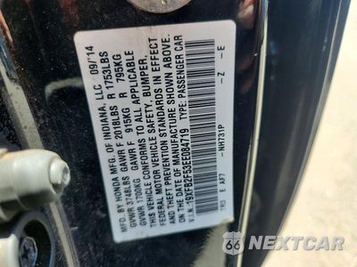 Zdjęcie 12 z 12 samochodu: 2014 HONDA CIVIC LX VIN:19XFB2F53EE084719 - miniatura
