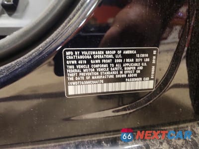 Zdjęcie 12 z 12 samochodu: 2017 VOLKSWAGEN PASSAT R-LINE VIN:1VWDT7A39HC044175 - miniatura