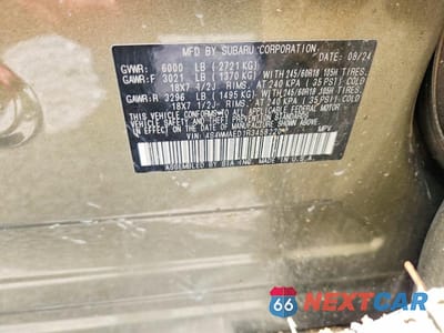 Zdjęcie 13 z 13 samochodu: 2024 SUBARU ASCENT PREMIUM VIN:4S4WMAED1R3458220 - miniatura