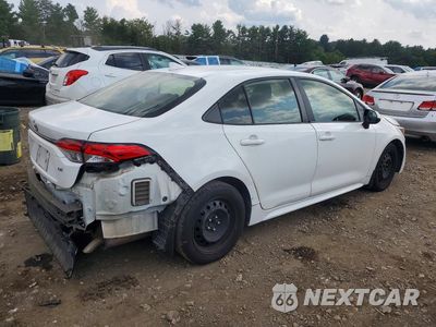 Trzecie zdjęcie samochodu z tyłu: 2020 TOYOTA COROLLA LE VIN:JTDEPRAEXLJ026183 - miniatura
