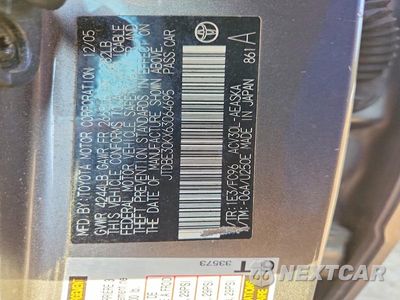 Zdjęcie 12 z 12 samochodu: 2006 TOYOTA CAMRY SE VIN:JTDBE30KX63064695 - miniatura