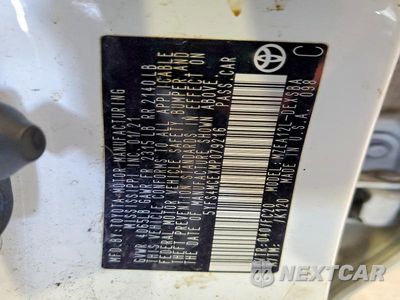 Zdjęcie 12 z 12 samochodu: 2021 TOYOTA COROLLA SE VIN:5YFS4MCEXMP079216 - miniatura