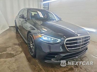 Drugie zdjęcie samochodu z przodu: 2022 MERCEDES-BENZ S 580 4MATIC VIN:W1K6G7GB2NA127510 - miniatura