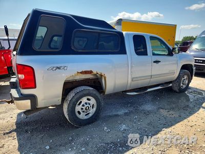 Trzecie zdjęcie samochodu z tyłu: 2012 CHEVROLET SILVERADO K2500 HEAVY DUTY LT VIN:1GC2KXCG5CZ308186 - miniatura