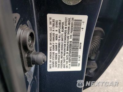 Zdjęcie 12 z 12 samochodu: 2016 HONDA CIVIC LX VIN:19XFC2F5XGE050616 - miniatura