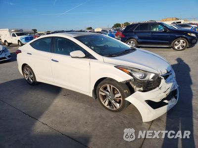 Czwarte zdjęcie samochodu z boku: 2015 HYUNDAI ELANTRA LIMITED VIN:5NPDH4AE2FH558858 - miniatura