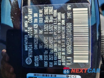 Zdjęcie 13 z 13 samochodu: 2026 HYUNDAI PALISADE CALLIGRAPHY VIN:KM8RM5SA8TU046960 - miniatura