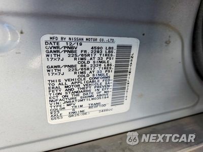 Zdjęcie 14 z 14 samochodu: 2020 NISSAN ROGUE S VIN:JN8AT2MT1LW035194 - miniatura