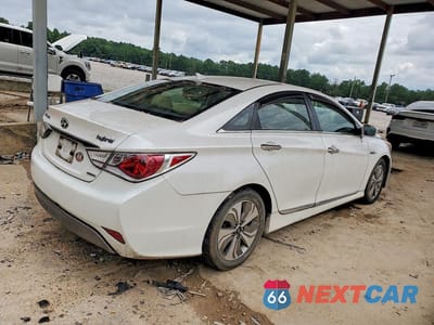 Trzecie zdjęcie samochodu z tyłu: 2013 HYUNDAI SONATA HYBRID VIN:KMHEC4A47DA074209 - miniatura