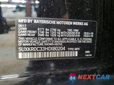 Zdjęcie 13 z 13 samochodu: 2017 BMW X5 XDRIVE35I VIN:5UXKR0C33H0X80204 - miniatura