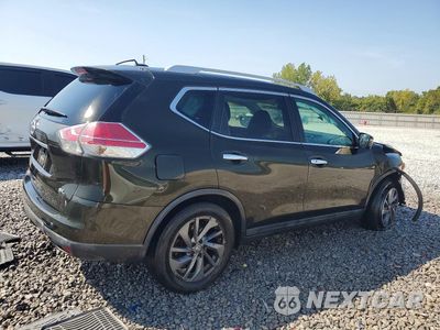 Trzecie zdjęcie samochodu z tyłu: 2016 NISSAN ROGUE SL VIN:5N1AT2MT9GC804345 - miniatura