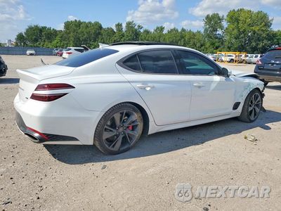 Trzecie zdjęcie samochodu z tyłu: 2023 GENESIS G70 3.3T STANDARD VIN:KMTG54TE8PU129171 - miniatura