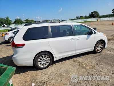 Trzecie zdjęcie samochodu z tyłu: 2014 TOYOTA SIENNA XLE 7-PASSENGER VIN:5TDDK3DC6ES082175 - miniatura