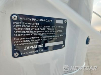Zdjęcie 9 z 9 samochodu: 2022 VESPA PRIMAVERA/SPRINT 150 VIN:ZAPM818G5N5905957 - miniatura