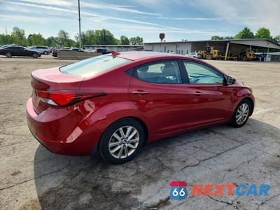 Trzecie zdjęcie samochodu z tyłu: 2014 HYUNDAI ELANTRA SE VIN:5NPDH4AE2EH519959 - miniatura