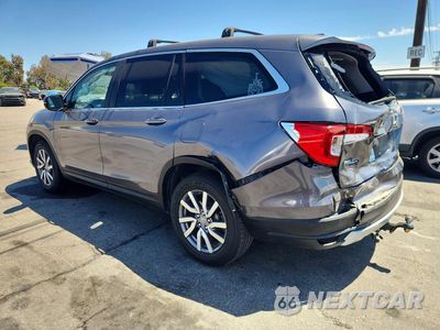 Drugie zdjęcie samochodu z przodu: 2020 HONDA PILOT EXL VIN:5FNYF5H59LB022843 - miniatura
