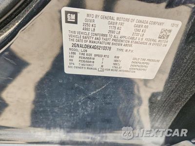Zdjęcie 14 z 14 samochodu: 2016 CHEVROLET EQUINOX LTZ VIN:2GNALDEK4G6210378 - miniatura