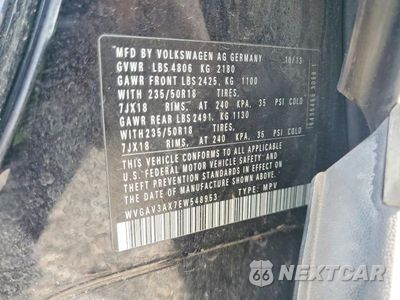 Zdjęcie 20 z 21 samochodu: 2014 VOLKSWAGEN TIGUAN S VIN:WVGAV3AX7EW548953 - miniatura