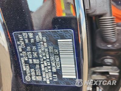 Zdjęcie 12 z 12 samochodu: 2024 HYUNDAI ELANTRA BLUE VIN:KMHLM4DJ6RU113898 - miniatura