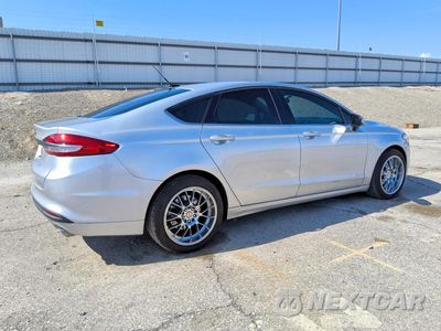 Trzecie zdjęcie samochodu z tyłu: 2018 FORD FUSION S VIN:3FA6P0G73JR271036 - miniatura