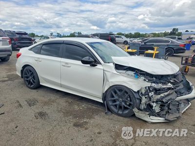 Czwarte zdjęcie samochodu z boku: 2022 HONDA CIVIC SPORT VIN:2HGFE2F57NH564808 - miniatura