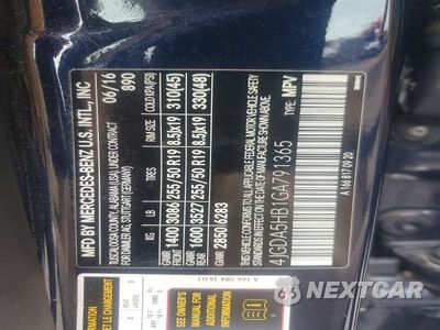 Zdjęcie 13 z 13 samochodu: 2016 MERCEDES-BENZ GLE 350 4MATIC VIN:4JGDA5HB1GA791365 - miniatura