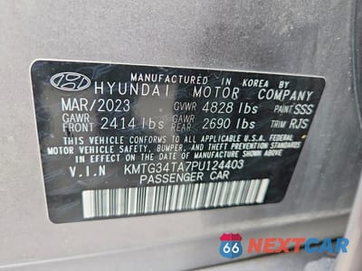 Zdjęcie 12 z 12 samochodu: 2023 GENESIS G70 2.0T VIN:KMTG34TA7PU124403 - miniatura