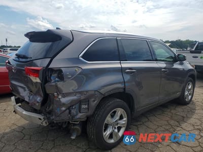 Trzecie zdjęcie samochodu z tyłu: 2017 TOYOTA HIGHLANDER HYBRID LIMITED VIN:5TDDGRFH8HS024649 - miniatura