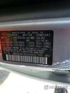 Zdjęcie 14 z 14 samochodu: 2017 HYUNDAI SANTA FE LIMITED ULTIMATE VIN:KM8SR4HF3HU238231 - miniatura