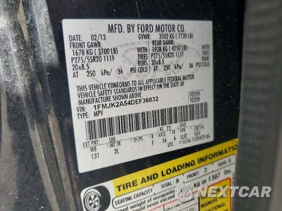 Zdjęcie 13 z 13 samochodu: 2013 FORD EXPEDITION EL LIMITED VIN:1FMJK2A54DEF36832 - miniatura