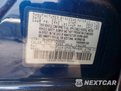 Zdjęcie 12 z 12 samochodu: 2017 NISSAN SENTRA S VIN:3N1AB7AP6HY305350 - miniatura