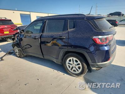 Drugie zdjęcie samochodu z przodu: 2018 JEEP COMPASS SPORT VIN:3C4NJCAB9JT169653 - miniatura
